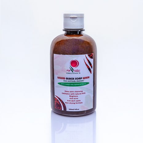 Liquid black soap wash(Rose)2